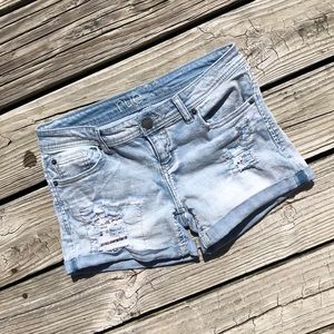 Rue 21 Distressed Jean Shorts